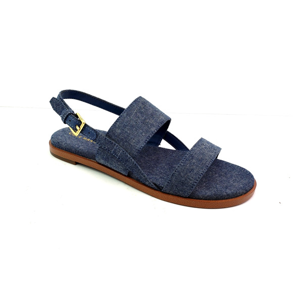 *AMPUTEE RIGHT SANDAL ONLY* Cole Haan Flynn Womens Size 5 B Blue Sandal W25747 - Picture 1 of 6